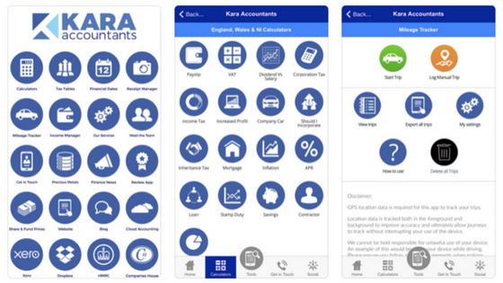 Kara Accountants app
